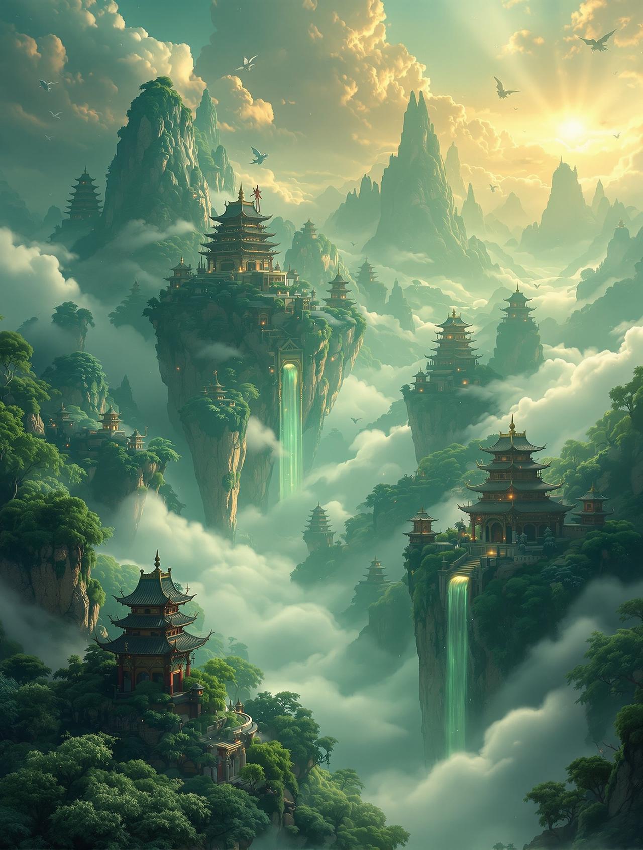 星空影视影视作品《山海经·奇谭》海报背景图
