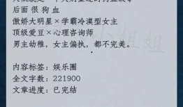 小说推娱乐圈爆料文,小说中的明星幕后故事大曝光！